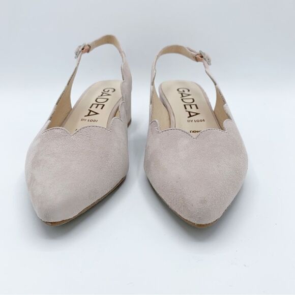 Gadea by Lodi Boston Nude Slingback Pump Suede Leather 39/9 - Picture 3 of 11